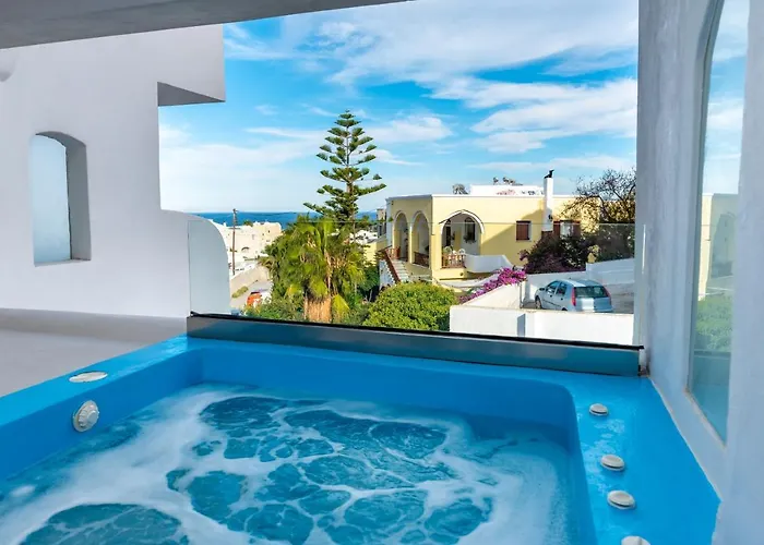 Апартаменты The Muses Of Santorini Private Jacuzzi Вотон